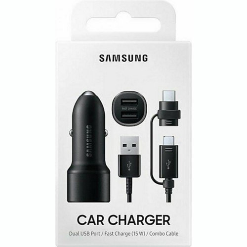 Автомобильное зарядное устройство Samsung EP-L1100W Type-C/Micro (Черный) - фото6