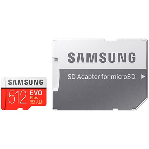 Карта памяти Samsung Evo Plus (2020) microSDXC 512Gb Class 10 UHS-1 Grade 3+ SD адаптер (MB-MC512HA/APC) 