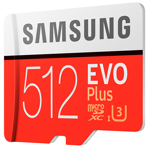 Карта памяти Samsung Evo Plus (2020) microSDXC 512Gb Class 10 UHS-1 Grade 3+ SD адаптер (MB-MC512HA/APC) 