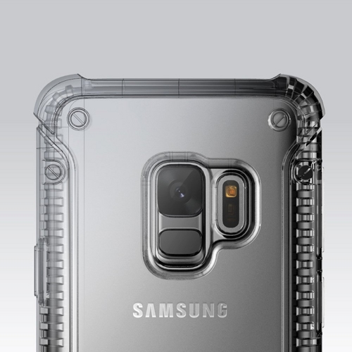 Чехол для Samsung Galaxy S9 накладка (бампер) Araree Mega Bolt Series Shock Absorption Case (Прозрачный)