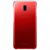 Чехол для Samsung Galaxy J6+ (2018) накладка (бампер) Gradation Cover (Красный) - фото