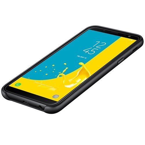 Чeхол для Galaxy J6 2018 накладка (бампер) Samsung Dual Layer Cover (EF-PJ600CBEGRU) черный