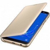 Чeхол для Galaxy J6 2018 Samsung Flip Wallet Cover (EF-WJ600CFEGRU) золотой - фото
