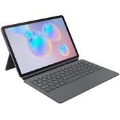 Чехол-клавиатура для Samsung Galaxy Tab S6 Keyboard Cover RU (Темно-серый) - фото