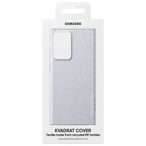 Чехол для Galaxy Note 20 Ultra накладка (бампер) Samsung Kvadrat Cover серый 