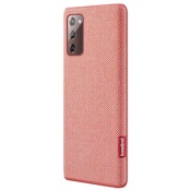 Чехол для Galaxy Note 20 накладка (бампер) Samsung Kvadrat Cover красный  - фото