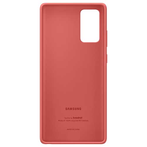 Чехол для Galaxy Note 20 накладка (бампер) Samsung Kvadrat Cover красный 