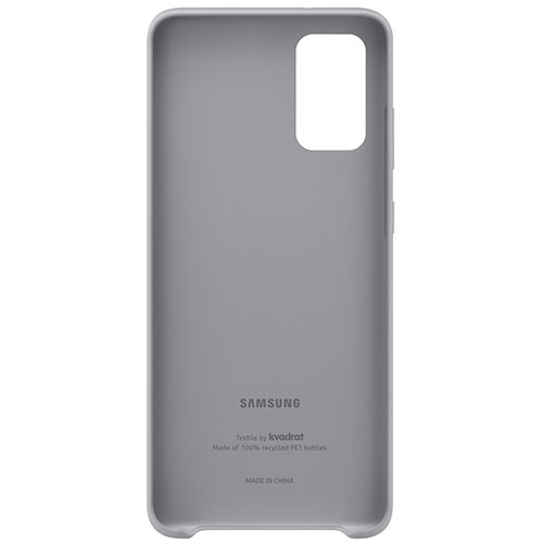 Чехол для Galaxy S20+ накладка (бампер) Samsung Kvadrat Cover серый 