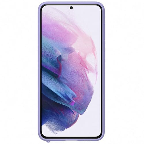 Чехол для Galaxy S21+ накладка (бампер) Samsung Kvadrat Cover фиолетовый