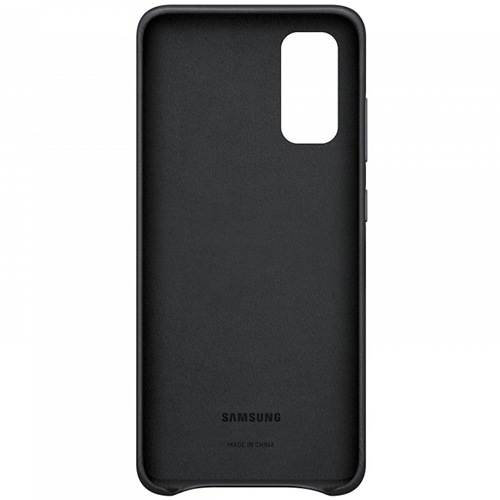 Чехол для Galaxy S20 накладка (бампер) Samsung Leather Cover черный