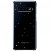 Чехол для Galaxy S10 накладка (бампер) Samsung LED Cover черный - фото