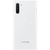 Чехол для Galaxy Note 10 накладка (бампер) Samsung LED Cover белый - фото