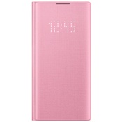 Чехол для Galaxy Note 10 книга Samsung LED View Cover розовый  - фото
