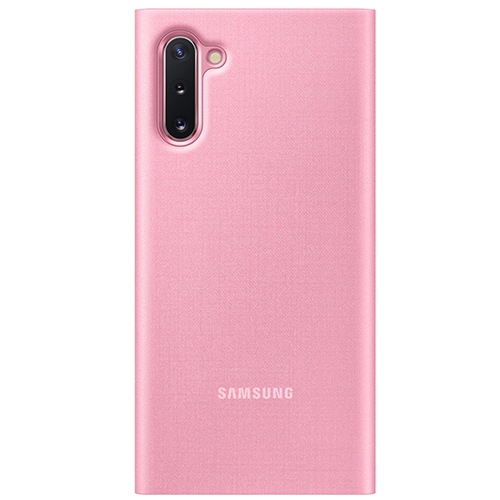 Чехол для Galaxy Note 10 книга Samsung LED View Cover розовый 