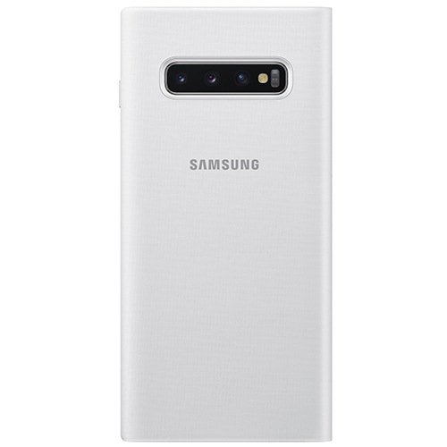 Чехол для Galaxy S10+ книга Samsung LED View Cover белый