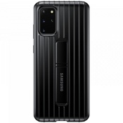 Чехол для Galaxy S20+ накладка (бампер) Samsung Protective Standing Cover черный  - фото