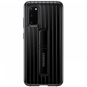 Чехол для Galaxy S20 накладка (бампер) Samsung Protective Standing Cover черный - фото