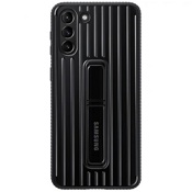 Чехол для Galaxy S21+ накладка (бампер) Samsung Protective Standing Cover черный - фото