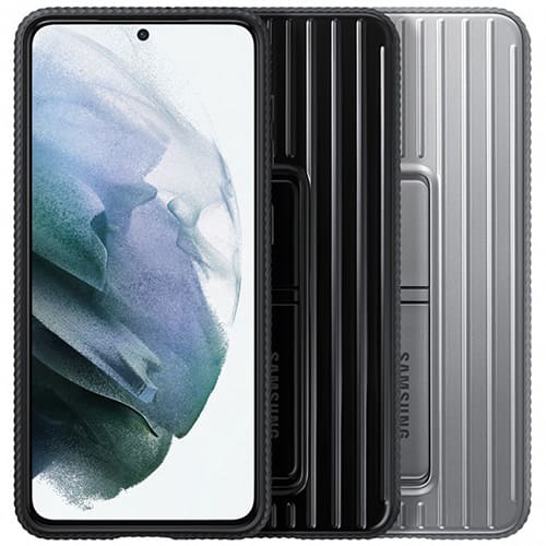 Чехол для Galaxy S21 накладка (бампер) Samsung Protective Standing Cover черный 