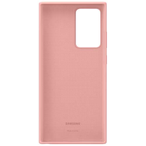 Чехол для Galaxy Note 20 Ultra накладка (бампер) Samsung Silicone Cover бронзовый