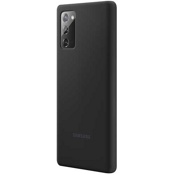 Чехол для Galaxy Note 20 накладка (бампер) Samsung Silicone Cover черный - фото