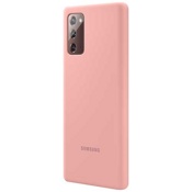 Чехол для Galaxy Note 20 накладка (бампер) Samsung Silicone Cover бронзовый - фото