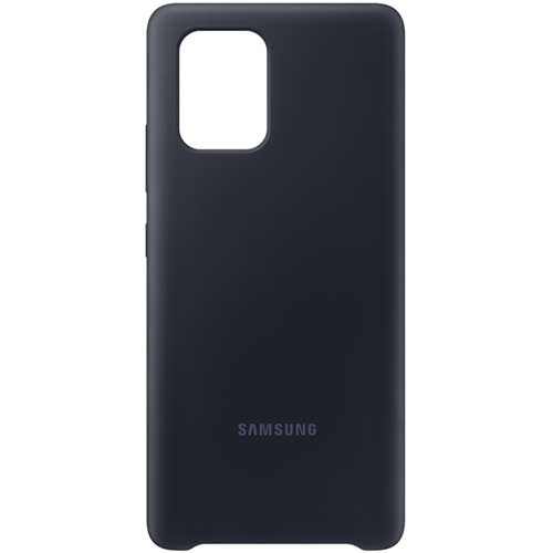 Чехол для Galaxy S10 Lite накладка (бампер) Samsung Silicone Cover черный