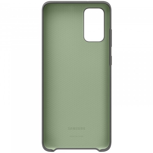 Чехол для Galaxy S20+ накладка (бампер) Samsung Silicone Cover серый