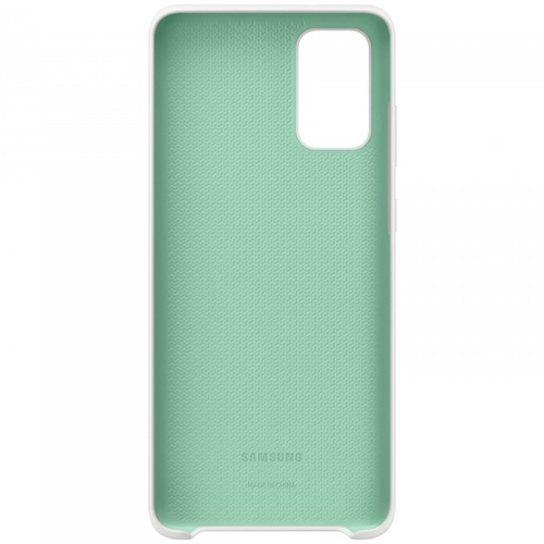 Чехол для Galaxy S20+ накладка (бампер) Samsung Silicone Cover белый