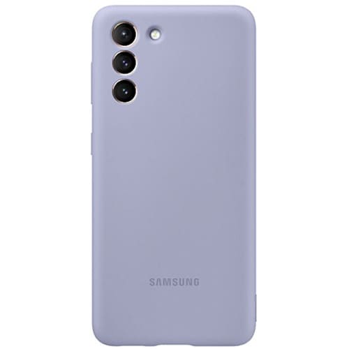 Чехол для Galaxy S21+ накладка (бампер) Samsung Silicone Cover фиолетовый