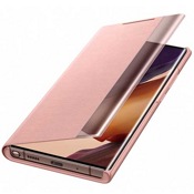 Чехол для Galaxy Note 20 Ultra книга Samsung Smart Clear View Cover бронзовый - фото