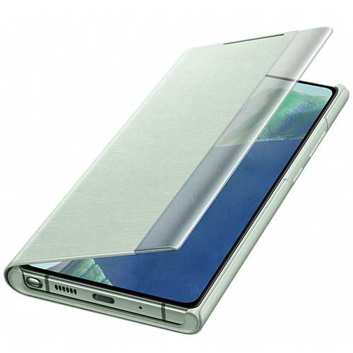 Чехол для Galaxy Note 20 книга Samsung Smart Clear View Cover мятный
