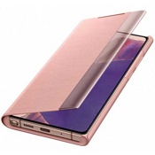 Чехол для Galaxy Note 20 книга Samsung Smart Clear View Cover бронзовый - фото