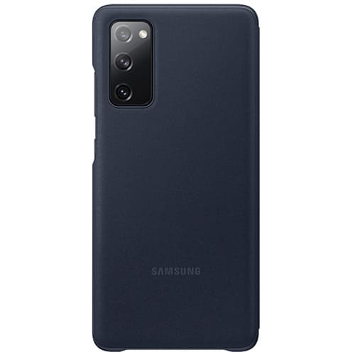 Чехол для Galaxy S20 FE книга Samsung Smart Clear View Cover темно-синий