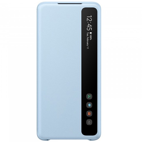 Чехол для Galaxy S20+ книга Samsung Smart Clear View Cover небесно-голубой