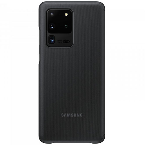 Чехол для Galaxy S20 Ultra книга Samsung Smart Clear View Cover черный