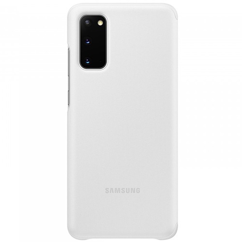Чехол для Galaxy S20 книга Samsung Smart Clear View Cover белый