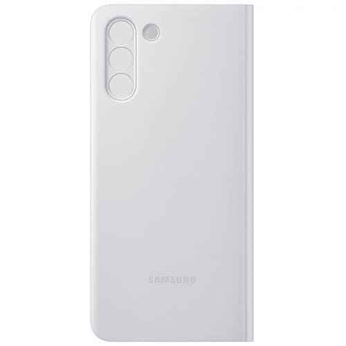 Чехол для Galaxy S21+ книга Samsung Smart Clear View Cover светло-серый
