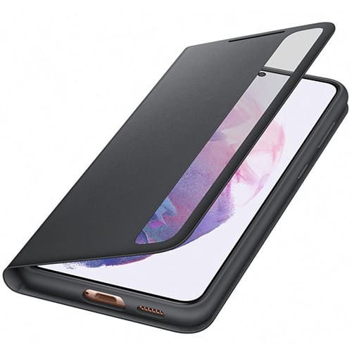 Чехол для Galaxy S21+ книга Samsung Smart Clear View Cover черный