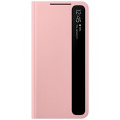 Чехол для Galaxy S21 книга Samsung Smart Clear View Cover розовый - фото