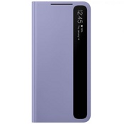 Чехол для Galaxy S21 книга Samsung Smart Clear View Cover фиолетовый - фото