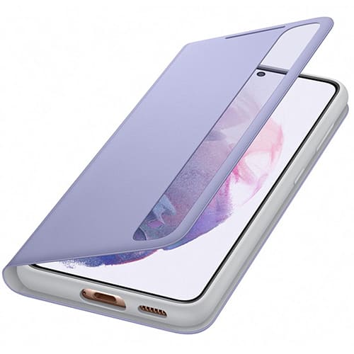 Чехол для Galaxy S21 книга Samsung Smart Clear View Cover фиолетовый