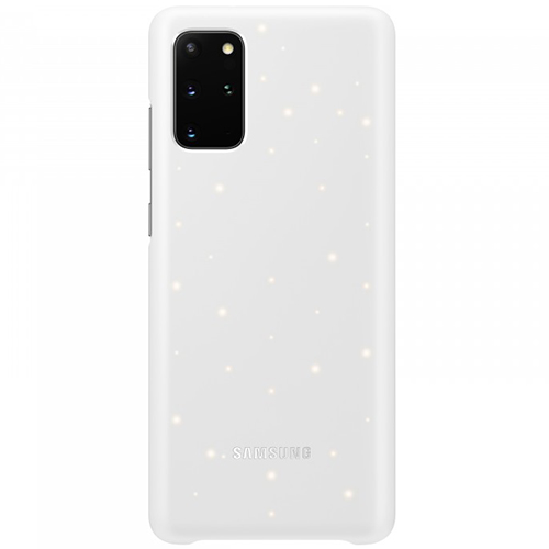 Чехол для Galaxy S20+ накладка (бампер) Samsung Smart LED Cover белый