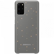 Чехол для Galaxy S20+ накладка (бампер) Samsung Smart LED Cover серый - фото