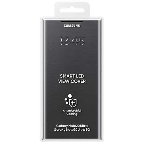 Чехол для Galaxy Note 20 Ultra книга Samsung Smart LED View Cover черный