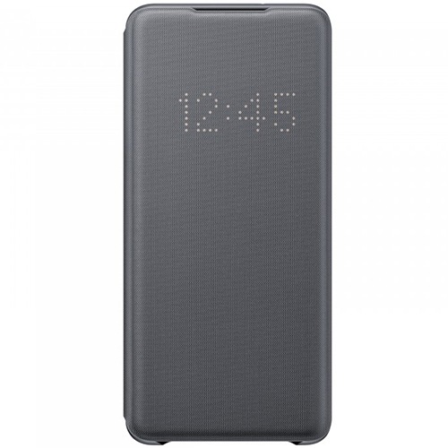Чехол для Galaxy S20+ книга Samsung Smart LED View Cover серый