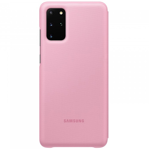 Чехол для Galaxy S20+ книга Samsung Smart LED View Cover розовый