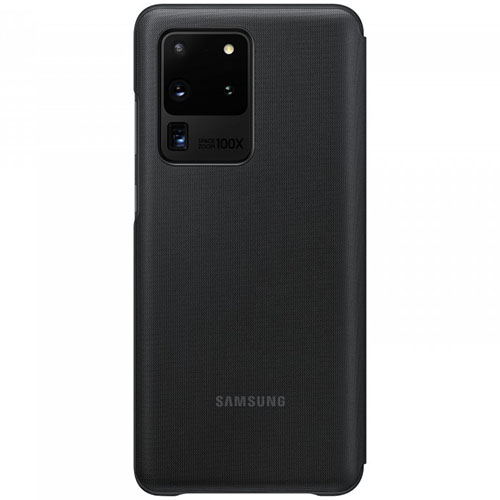 Чехол для Galaxy S20 Ultra книга Samsung Smart LED View Cover черный