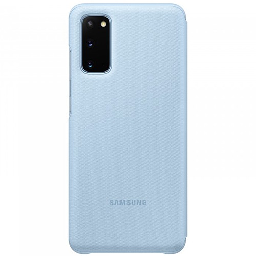 Чехол для Galaxy S20 книга Samsung Smart LED View Cover небесно-голубой