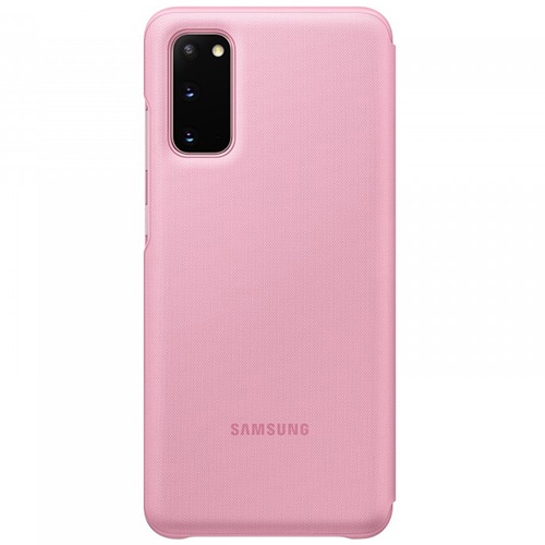 Чехол для Galaxy S20 книга Samsung Smart LED View Cover розовый